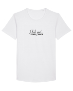 I hate you!... COME BACK Tricou mânecă scurtă guler larg Bărbat Skater