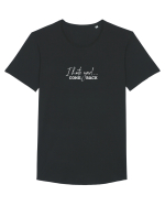 I hate you!... COME BACK Tricou mânecă scurtă guler larg Bărbat Skater