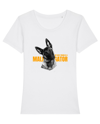 My best friend is a maligator White