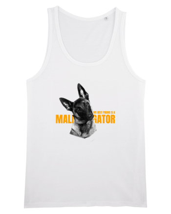 My best friend is a maligator White