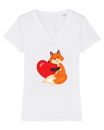 Heart of a fox :) White