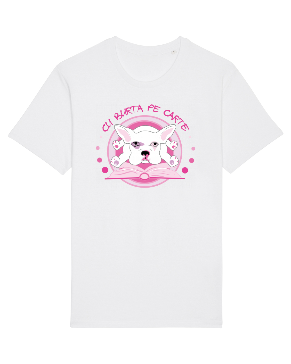 Tricou mânecă scurtă Unisex Rocker White