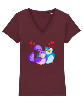 Love birds :) Burgundy