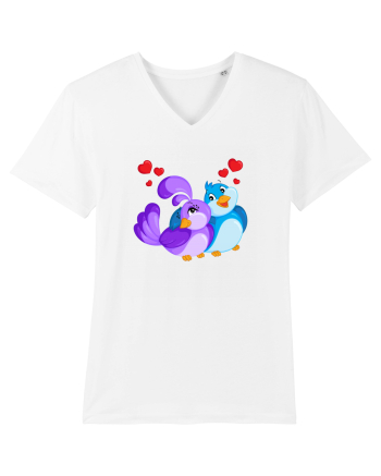 Love birds :) White