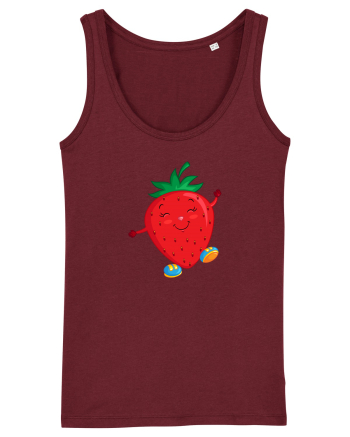 Happy strawberry :) Burgundy
