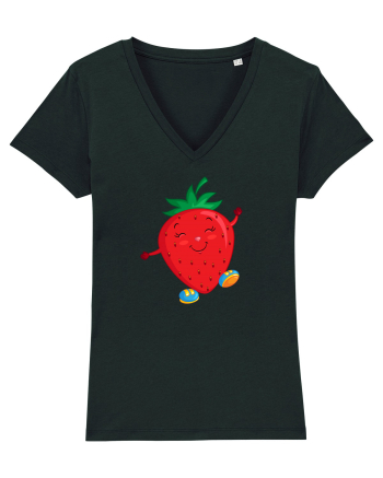 Happy strawberry :) Black