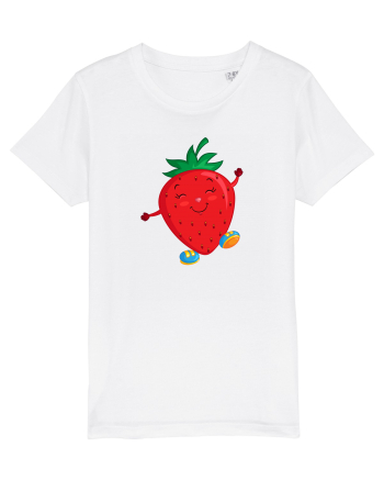 Happy strawberry :) White