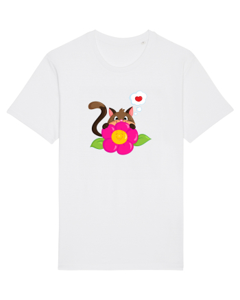 Flower kitty :) White