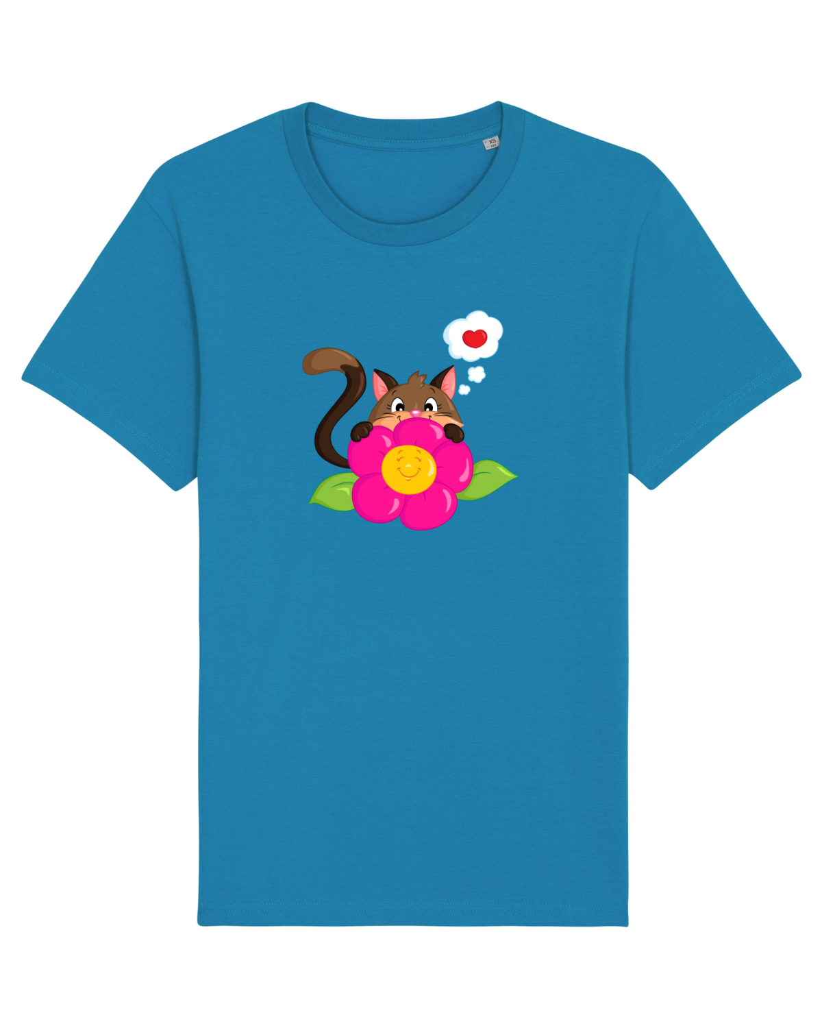 Tricou mânecă scurtă Unisex Rocker Azur