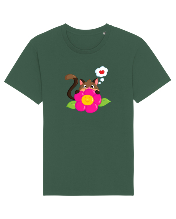 Flower kitty :) Bottle Green