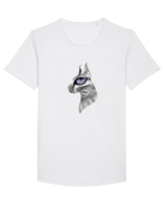 Warrior outside, lover inside Tricou mânecă scurtă guler larg Bărbat Skater