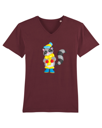 Raton cu fular Burgundy