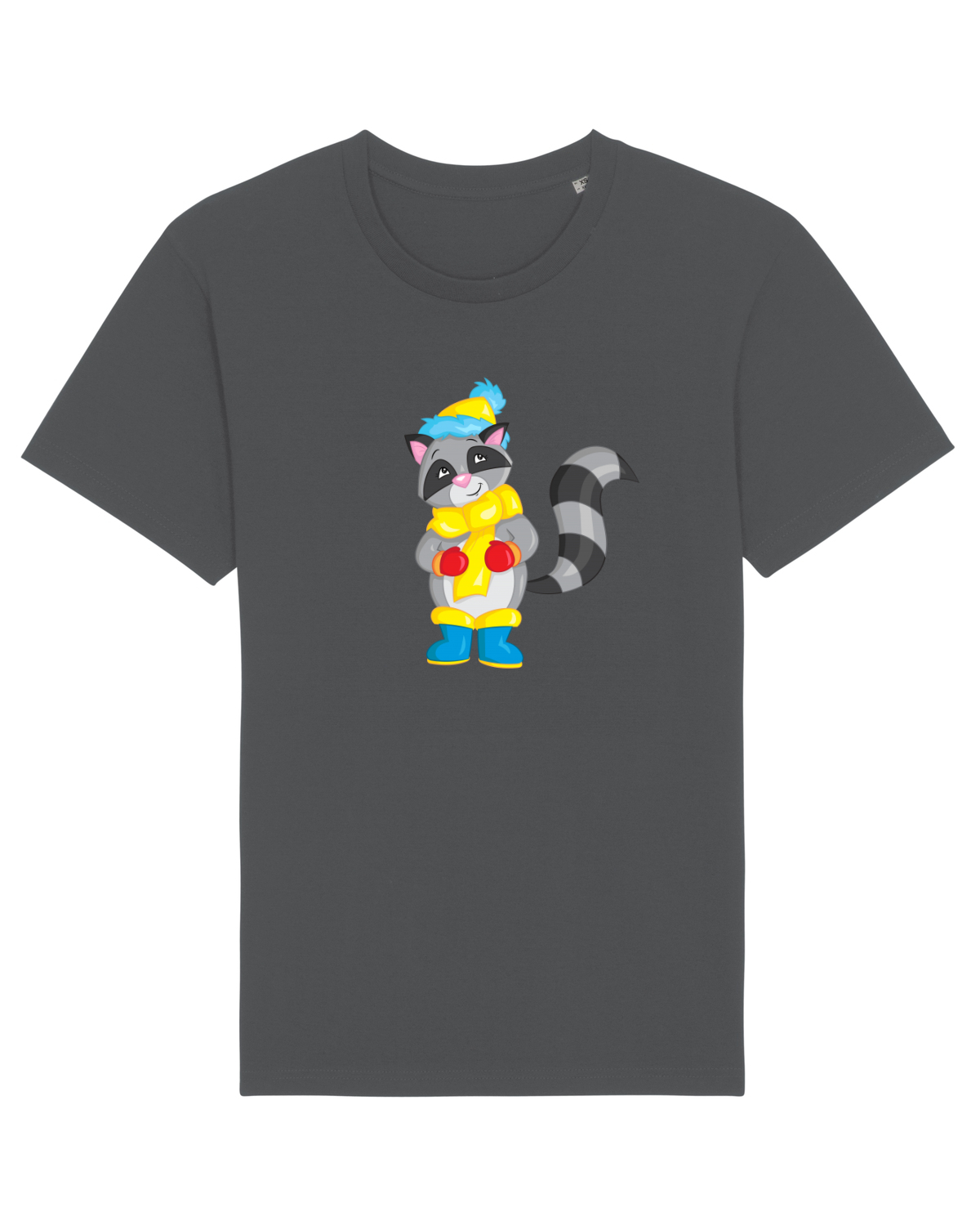 Tricou mânecă scurtă Unisex Rocker Anthracite