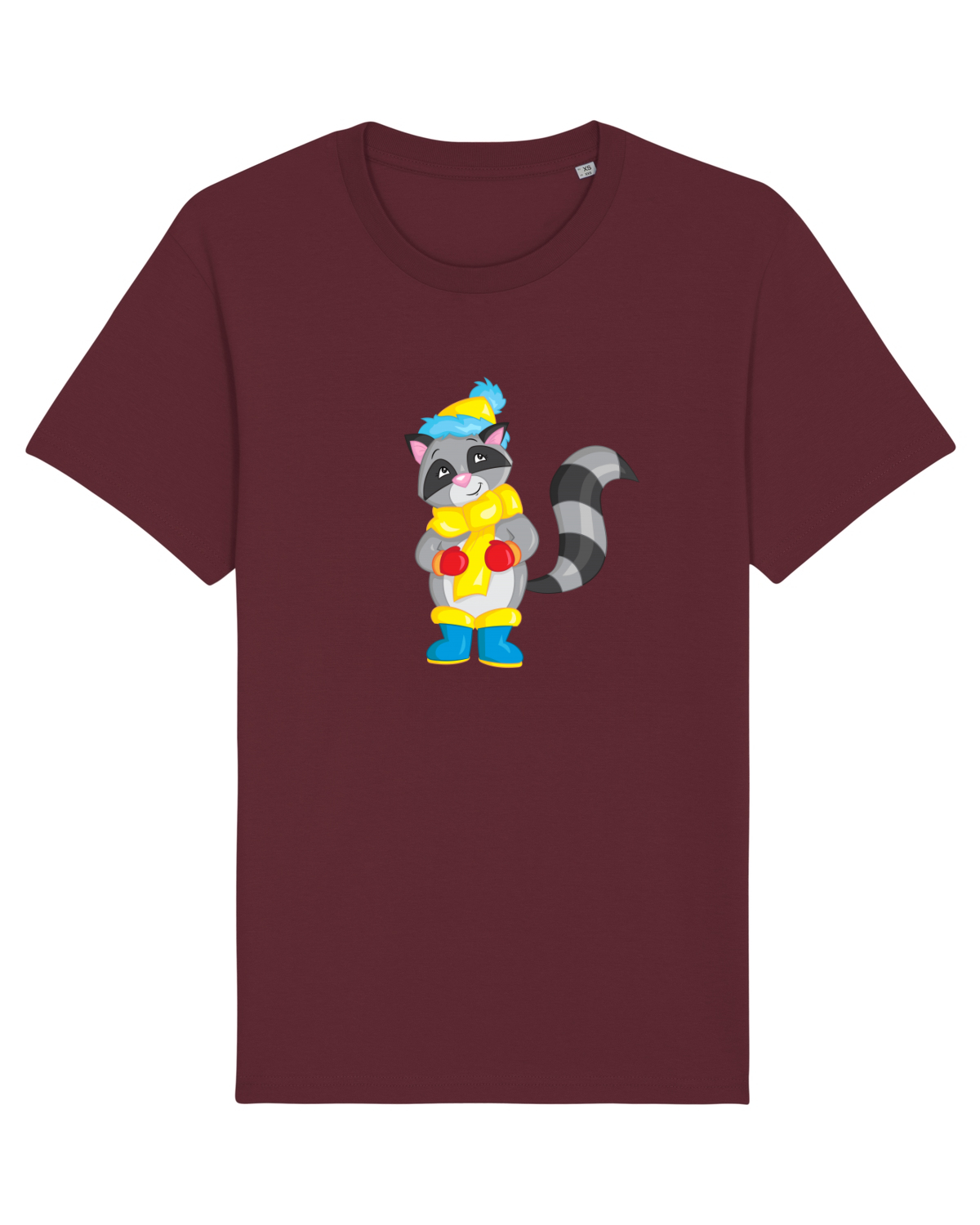 Tricou mânecă scurtă Unisex Rocker Burgundy