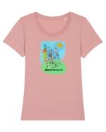 contemporaneity Tricou mânecă scurtă guler larg fitted Damă Expresser