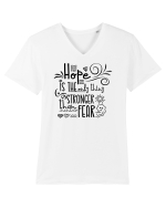 Speranță Tricou mânecă scurtă guler V Bărbat Presenter
