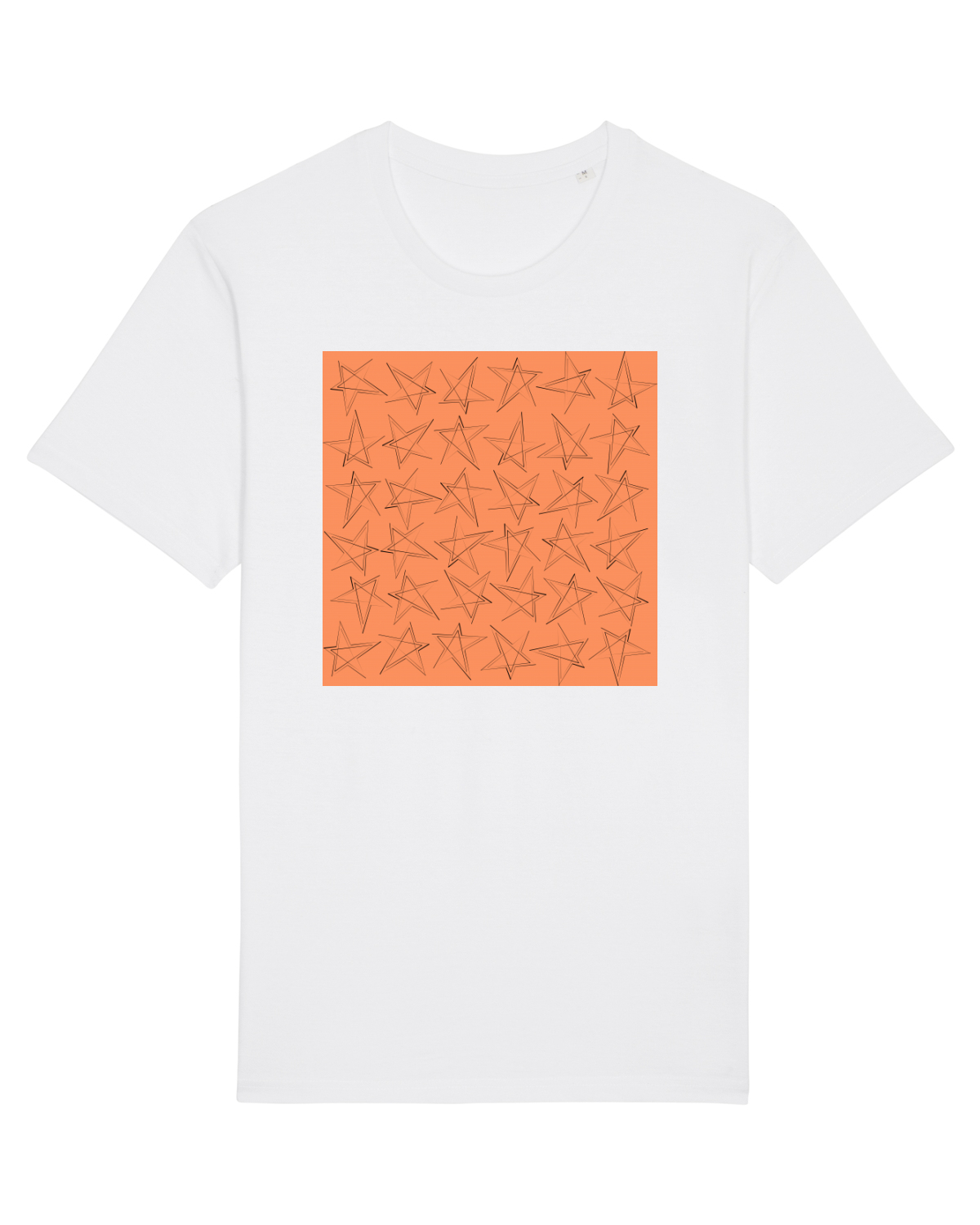 Tricou mânecă scurtă Unisex Rocker White
