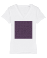 Purple Star Tricou mânecă scurtă guler V Damă Evoker