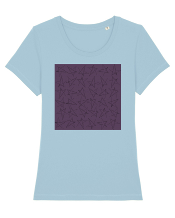 Purple Star Sky Blue