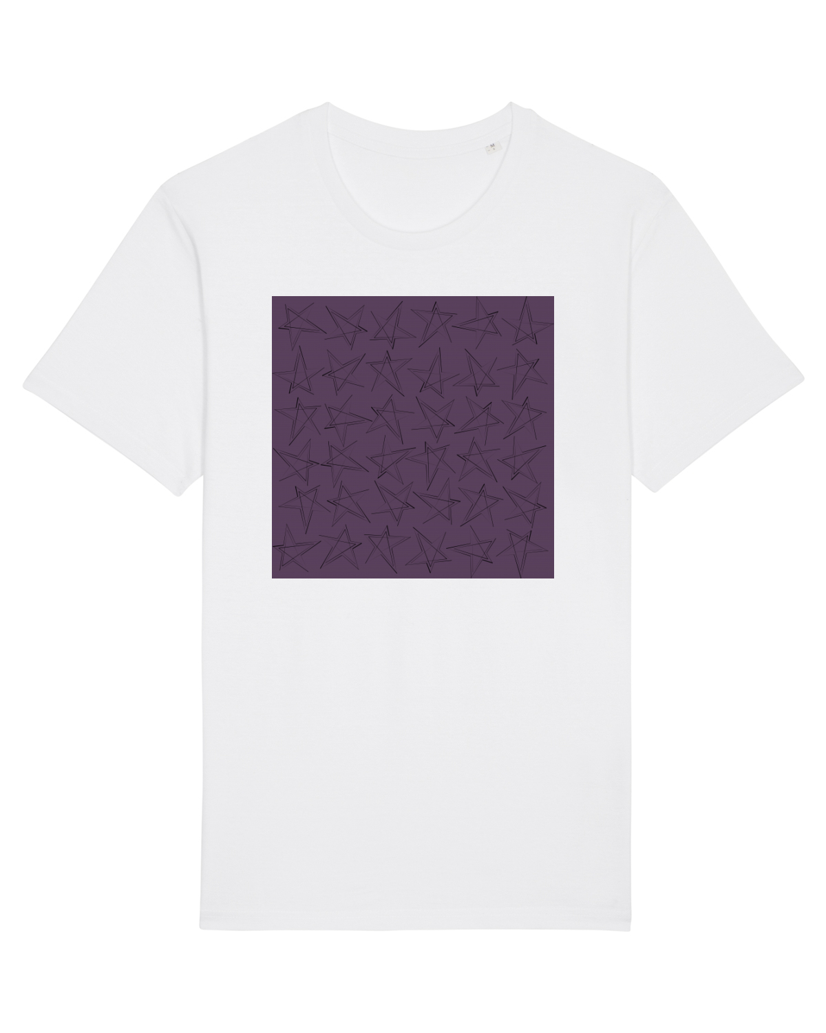 Tricou mânecă scurtă Unisex Rocker White