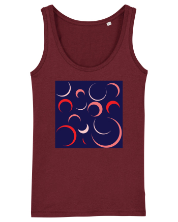 Blue Moon Patterns Burgundy
