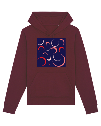 Blue Moon Patterns Burgundy