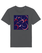 Blue Moon Patterns Tricou mânecă scurtă Unisex Rocker
