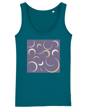 Purple Moon Patterns Ocean Depth