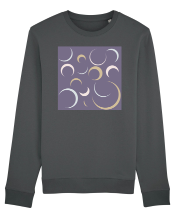 Purple Moon Patterns Anthracite