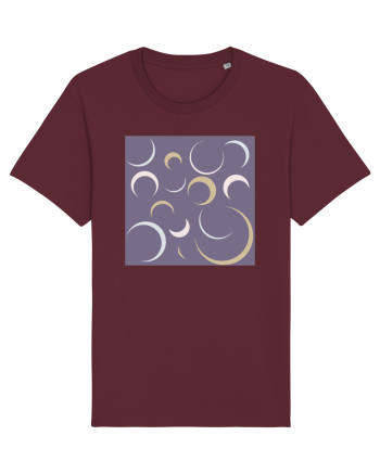 Purple Moon Patterns Burgundy