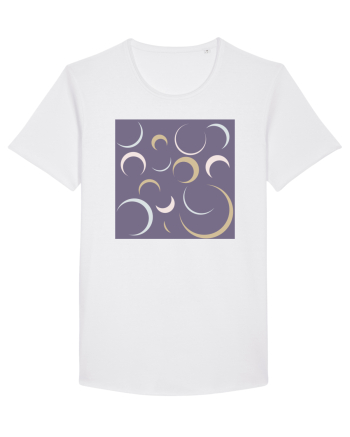 Purple Moon Patterns White