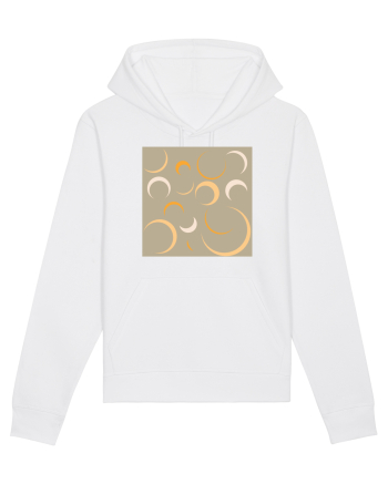 Yellow Moon Patterns White