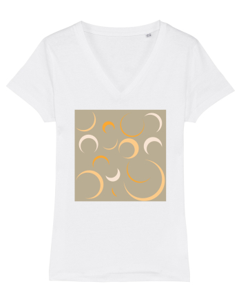 Yellow Moon Patterns White