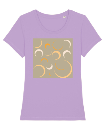 Yellow Moon Patterns Lavender Dawn