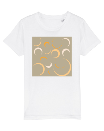 Yellow Moon Patterns White
