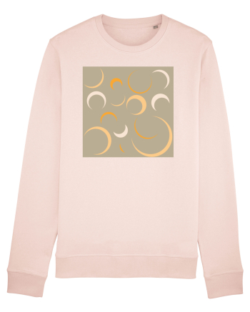 Yellow Moon Patterns Candy Pink