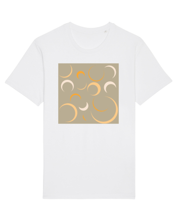 Yellow Moon Patterns White