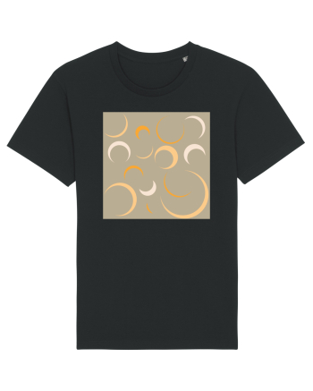 Yellow Moon Patterns Black