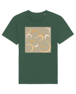 Yellow Moon Patterns Tricou mânecă scurtă Unisex Rocker