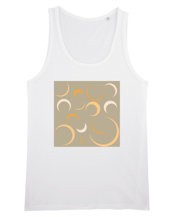 Yellow Moon Patterns White