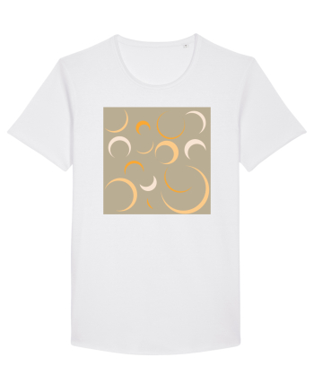 Yellow Moon Patterns White