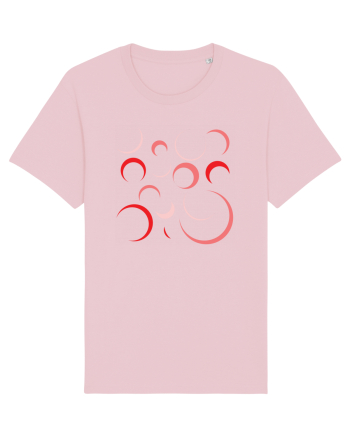 Red Moons Cotton Pink