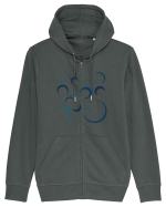 Blue Moons Hanorac cu fermoar Unisex Connector