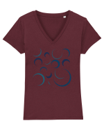 Blue Moons Tricou mânecă scurtă guler V Damă Evoker
