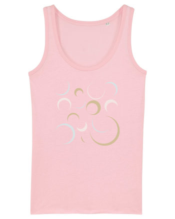 Cream Moons Cotton Pink