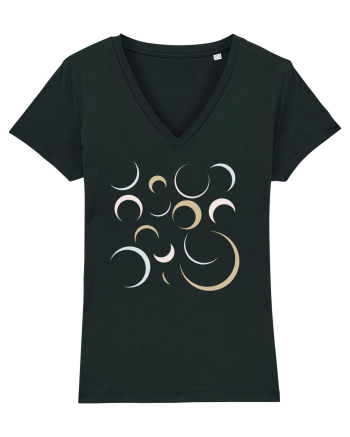 Cream Moons Black