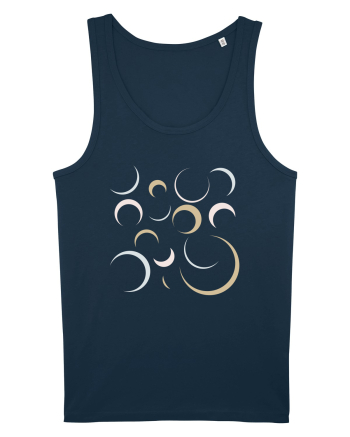 Cream Moons Navy