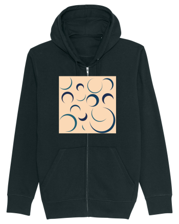 Cream Moon Patterns Black