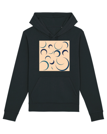 Cream Moon Patterns Black