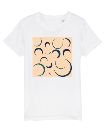 Cream Moon Patterns White